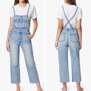 Joe’s Jeans Crop Wide Leg Denim Overalls Size Medium but fit like a Small